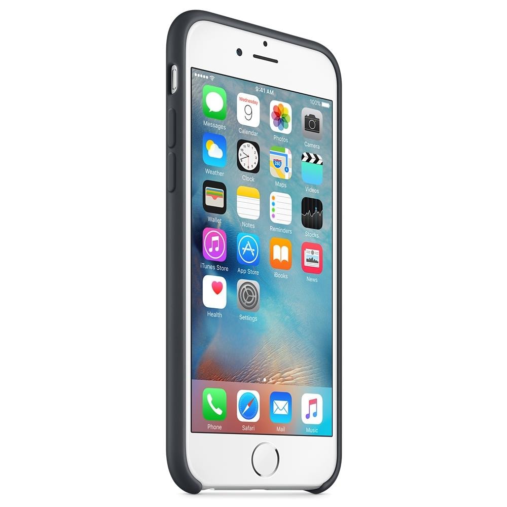 custodia in silicone per iphone 6/6s - antracite custodia in silicone per iphone 6/6s - antracite