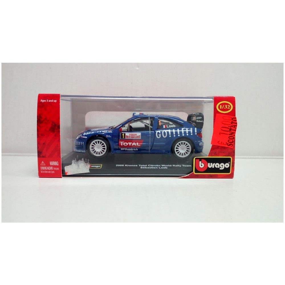 Modellino Auto - - 2006 Kronos Total Citroen World Rally Team - Sebastien Loeb - Scala 1:32 - Foto 1