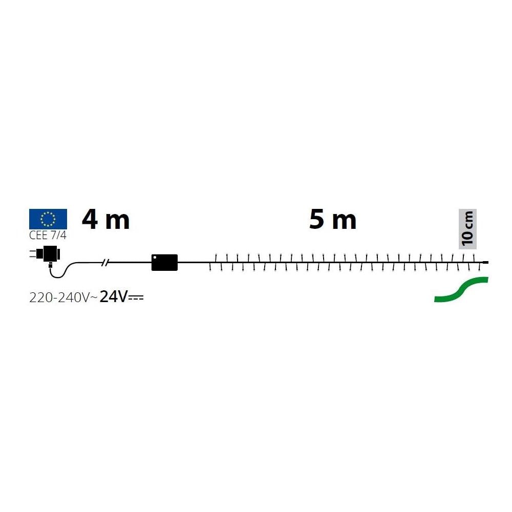 Catena 48 Miniled Da Esterno Bianco Caldo 9 Mt - Foto 1