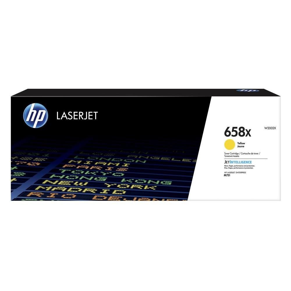 Cartuccia Toner Originale 658X Giallo per LaserJet Enterprise M751 Capacità 28000 Pagine - Foto 1