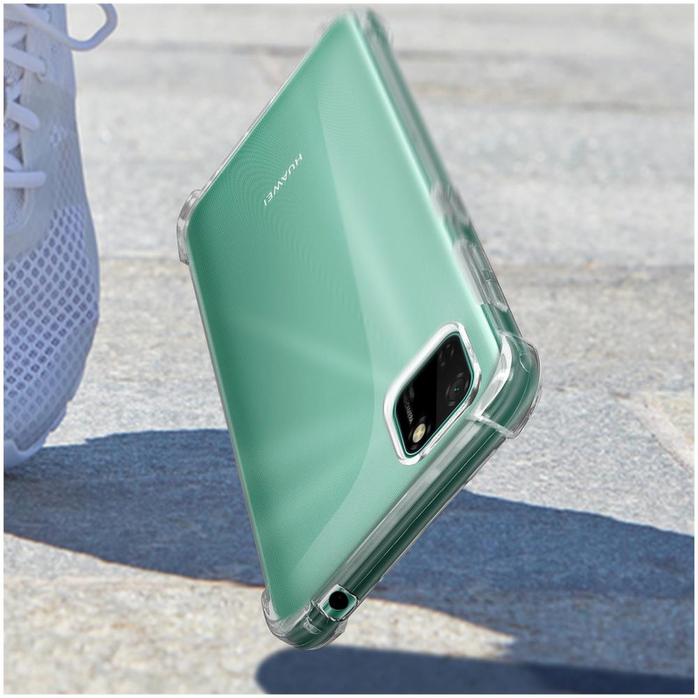 Cover Huawei Y5p Silicone Bumper Resistente Trasparente - Akashi - Foto 2