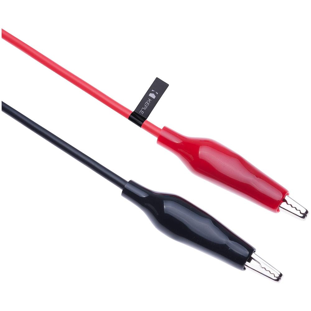 Morsetti A Coccodrillo Elettrico Isolato Wire Cavi Test Per Multimetri Set Coccodrillo Morsetti Double Ended Tester Di Tensione Del Cavo (05 Metri Red Black) - Foto 4