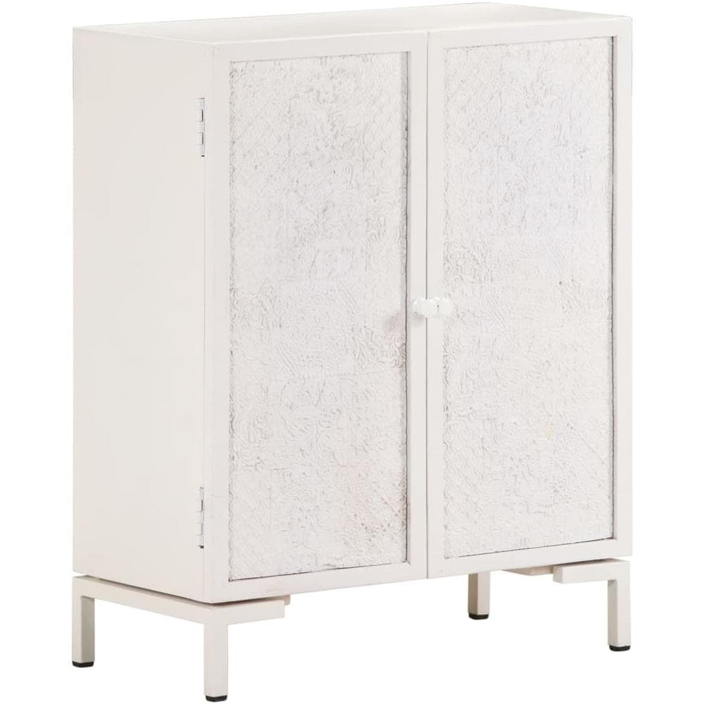 Credenza 60x30x76 Cm In Legno Massello Di Mango - Foto 1