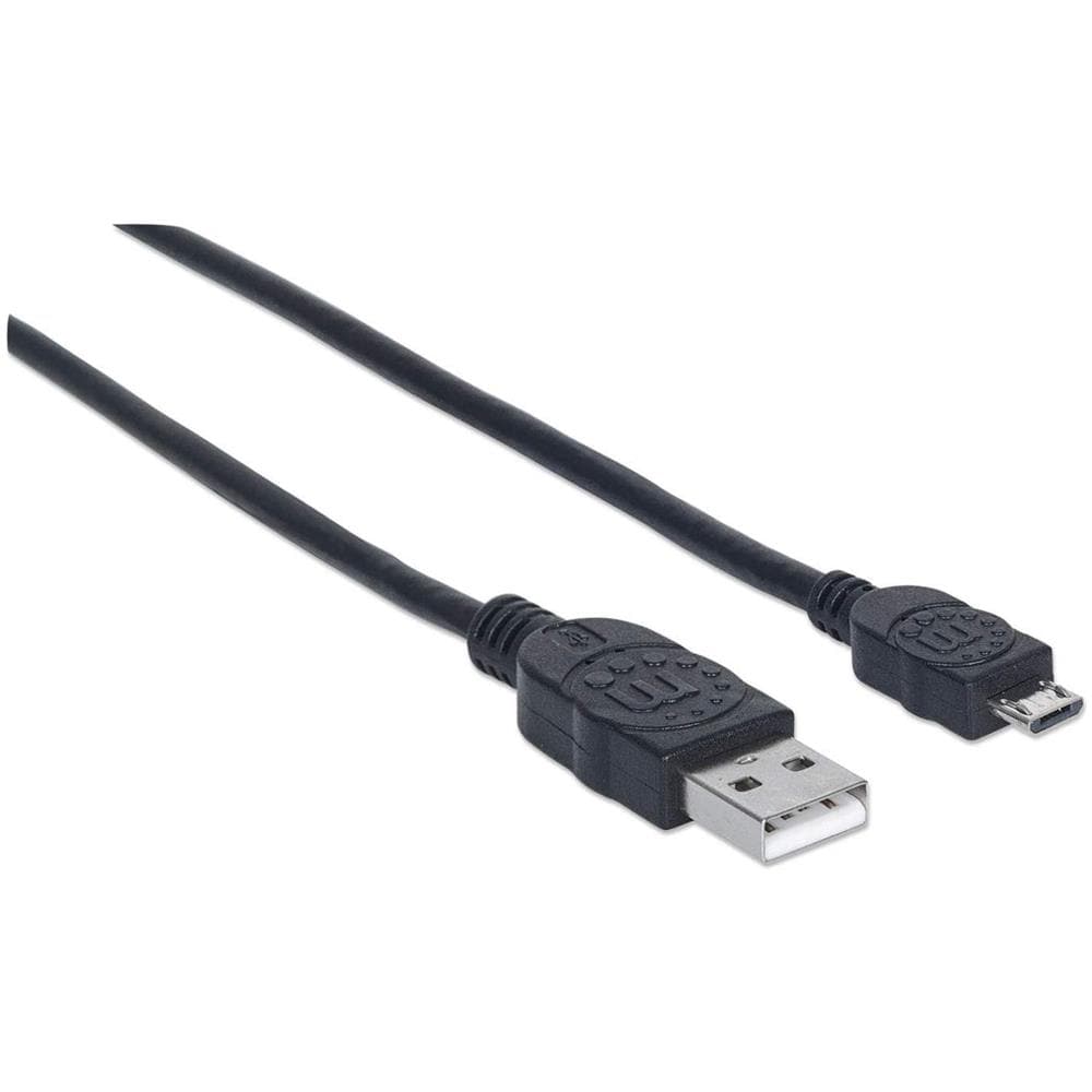 Manhattan 325684 cavo USB 3 m USB 2.0 USB A Micro-USB B Nero - Foto 2