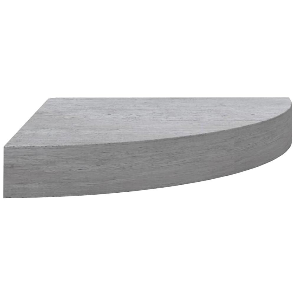 Mensola Angolare Grigio Cemento 35x35x3,8 Cm In Mdf - Foto 2