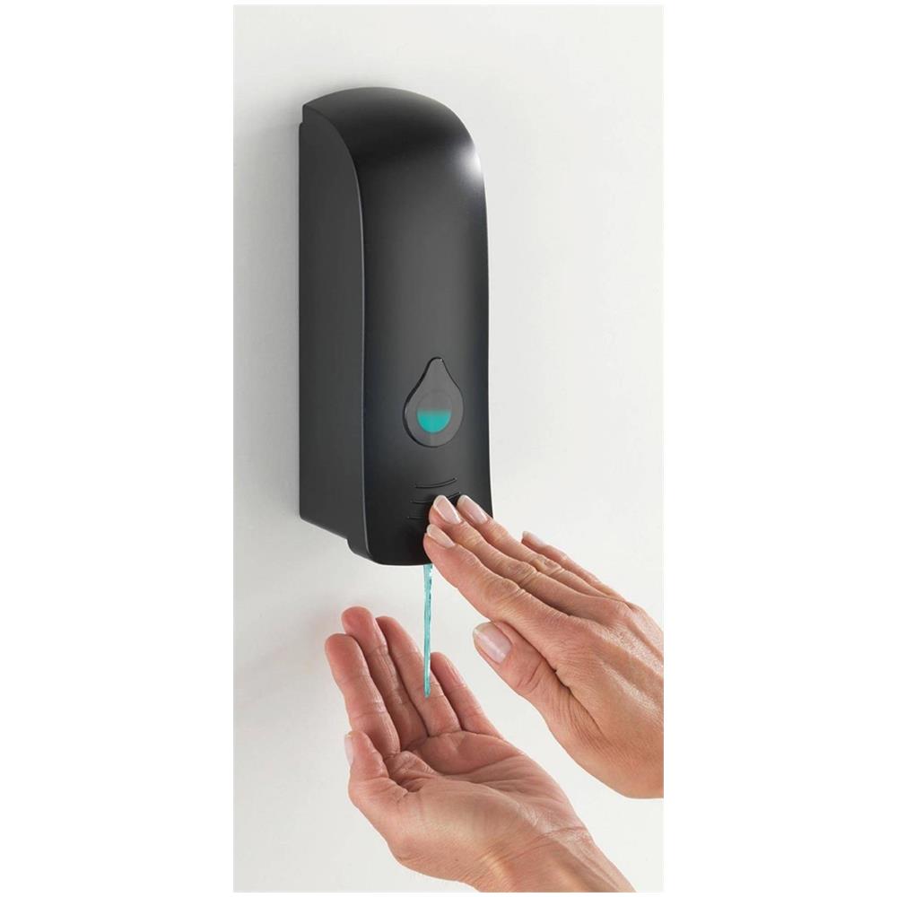 Dispenser Liquido Per Sapone E Disinfezione Ranera, Nero, 280 Ml, Wenko - Foto 2