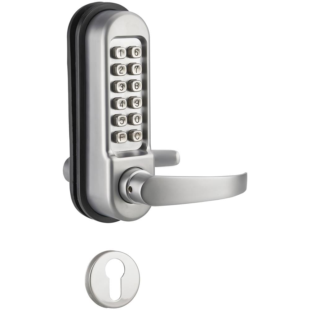 Serratura A Combinazione Meccanica Per Serratura Da Incasso Per Porta Interna, Quadrata 7mm, Cromo Opaco - - Foto 1