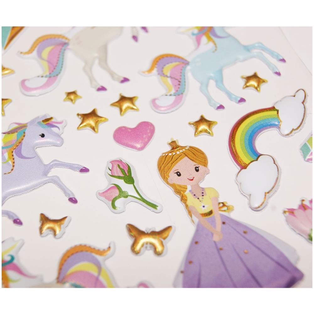 Stand Di Decorazione Per Bambini - Unicorni - Adesivi 3d - Foto 1