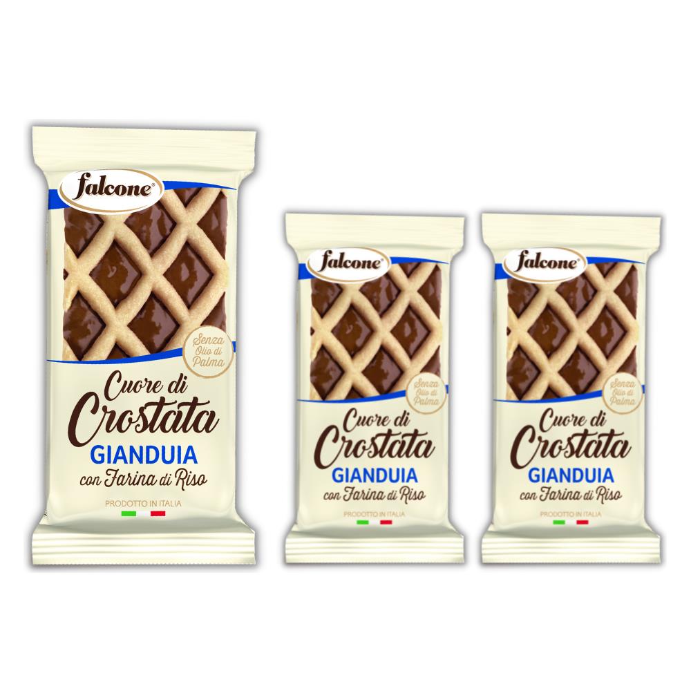 Cuore Di Crostata Crema Gianduia 3 Confezioni 240 Grammi - Foto 1