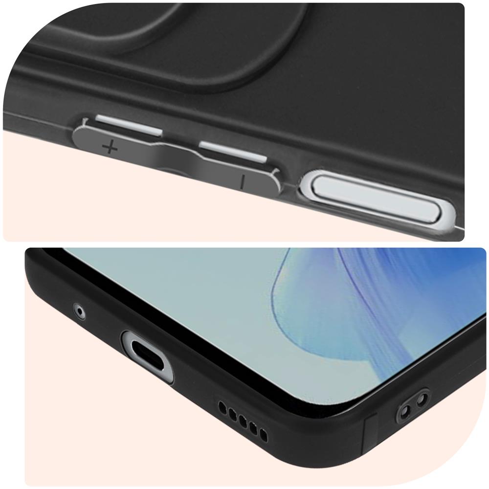 Cover Per Honor 90 Lite Silicone Soft Touch Classic Case Mat Nera - Foto 2