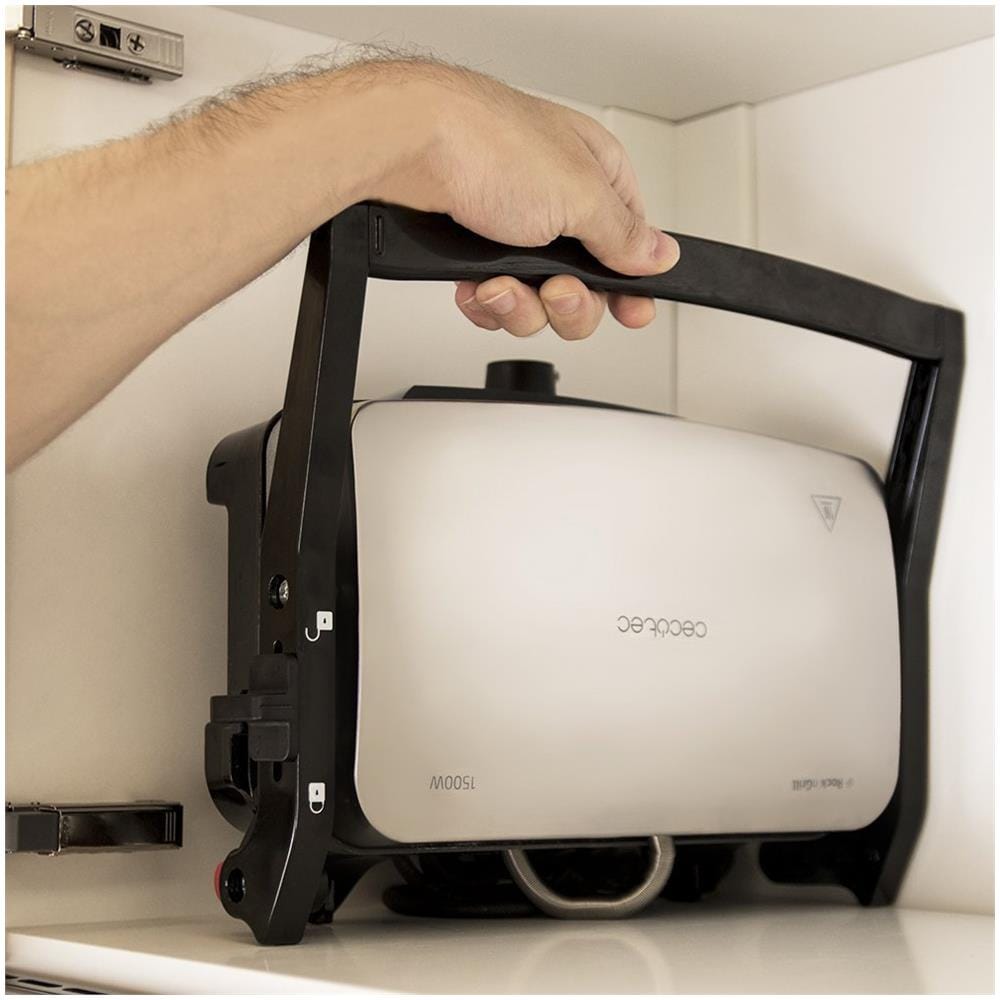 Piastra per Panini con Grill Potenza 1500 Watt Colore Nero / Inox - Foto 2