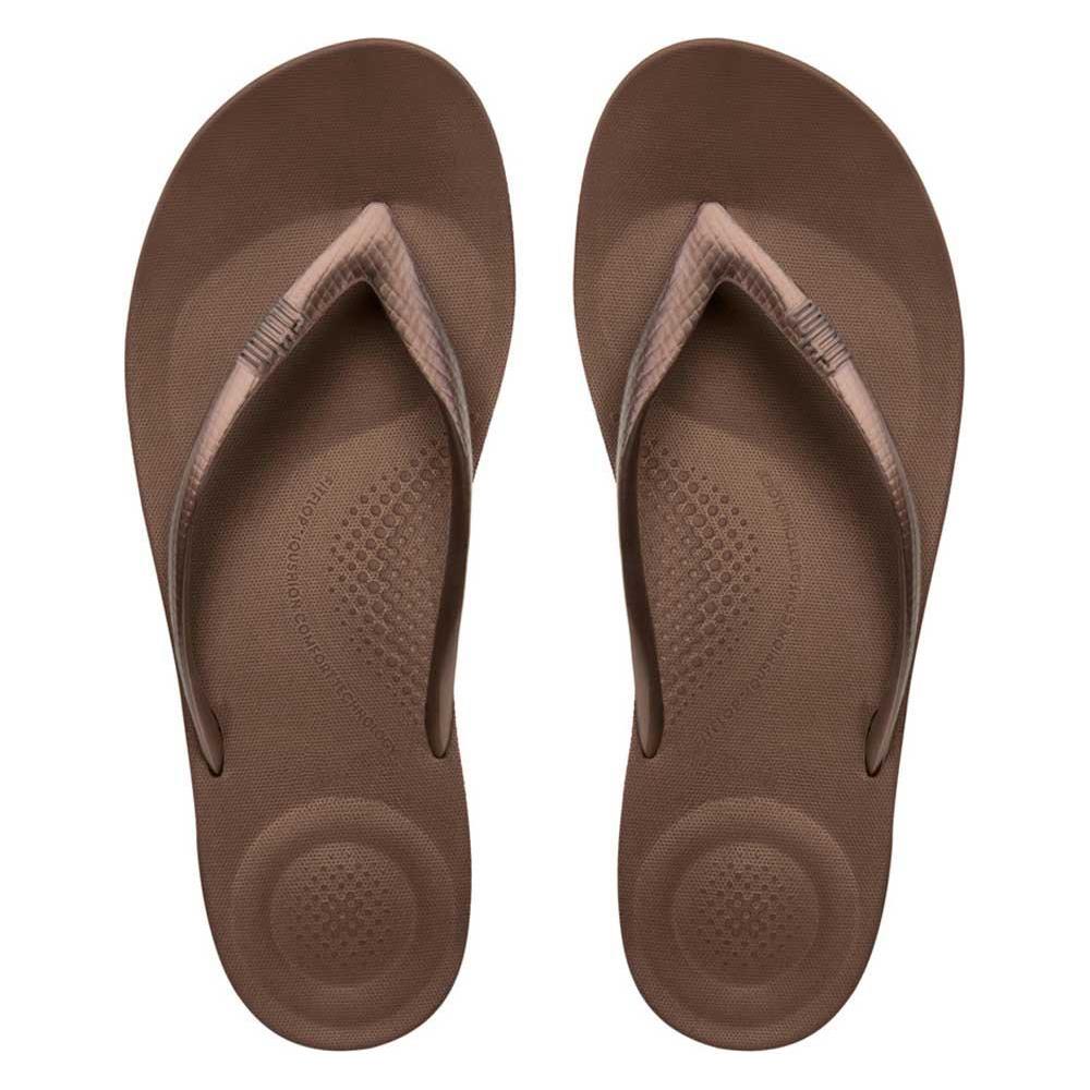 Women Iqushion Ergonomic Flip-flops E54-012, Donne, Marrone, 38 - Foto 2