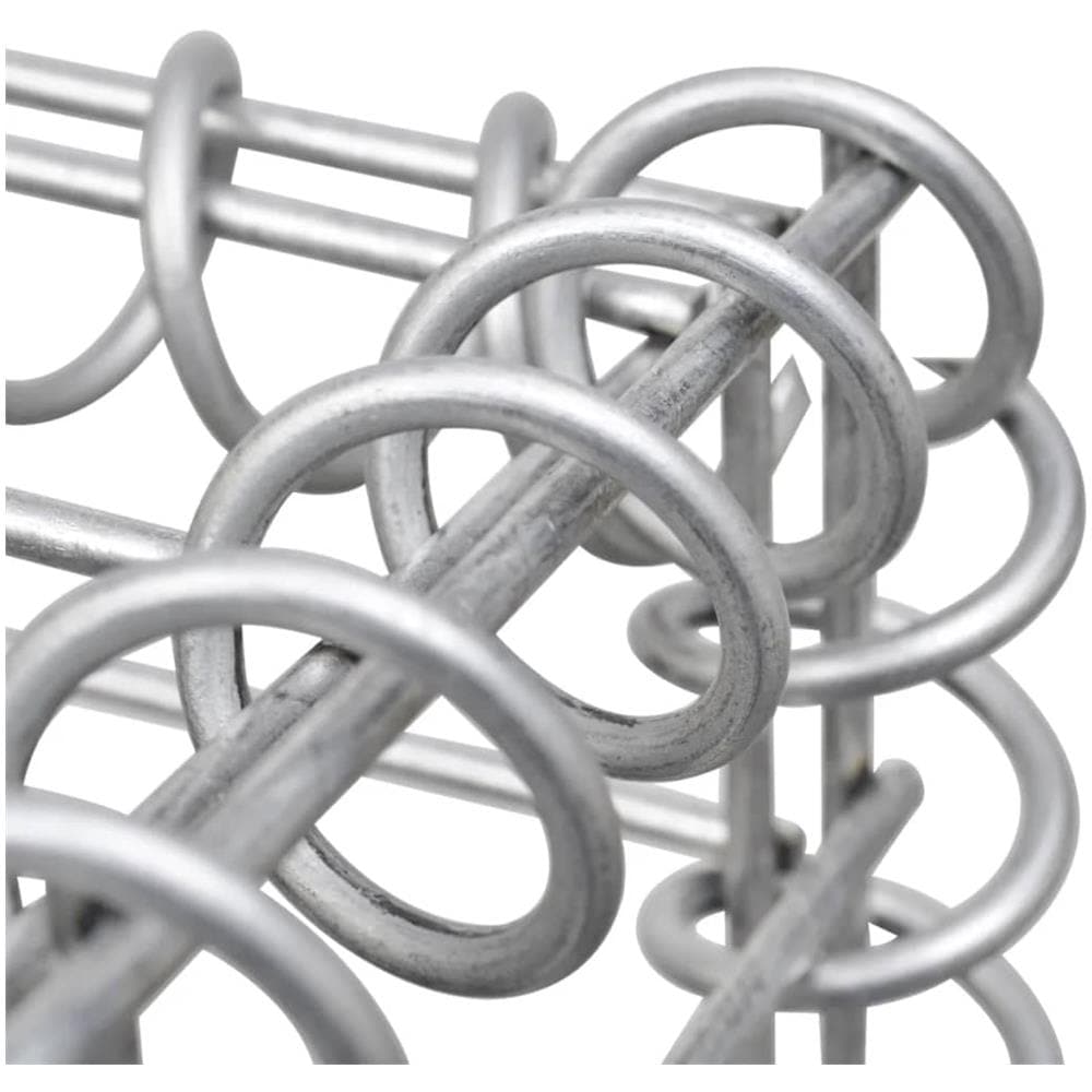 Gabbione Fioriera In Acciaio Zincato 270x50x100 Cm - Foto 7