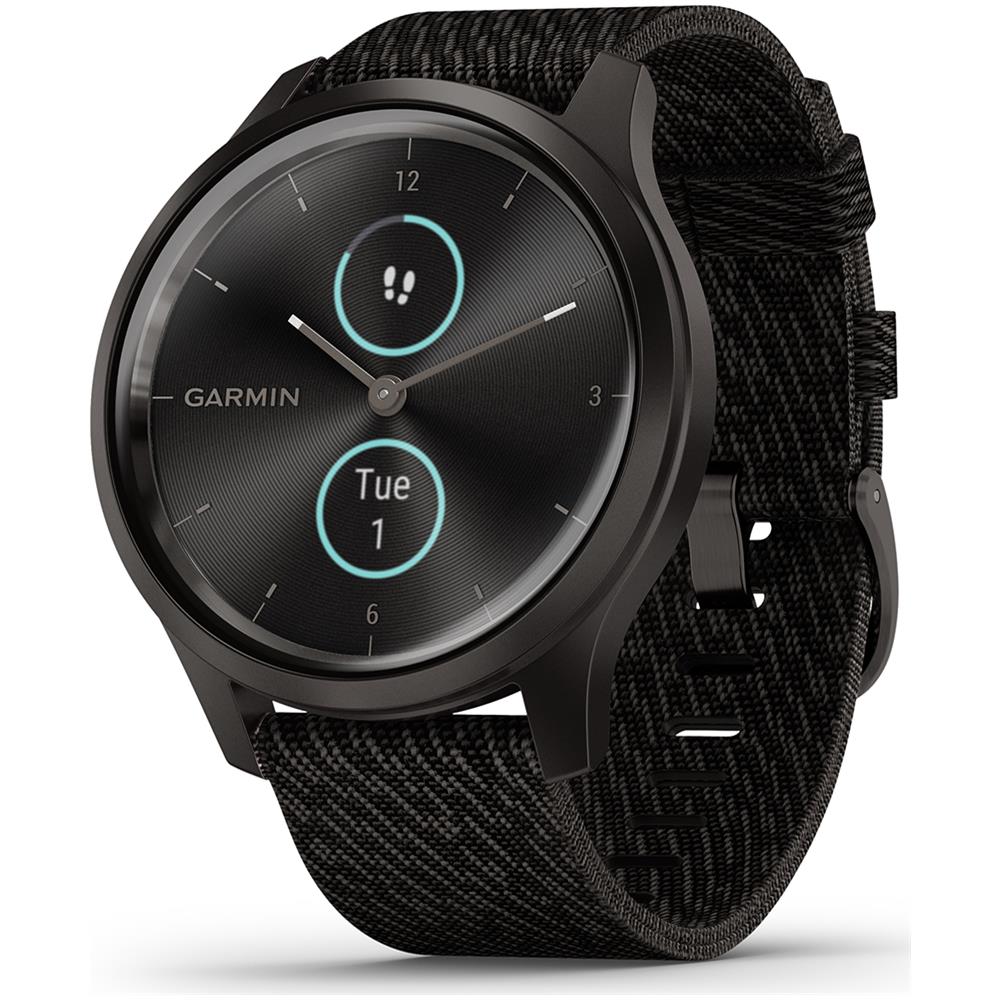 Smartwatch Vivomove Style 42 mm Impermeabile 5ATM Bluetooth con GPS e Cardiofrequenzimetro Alluminio Nero - Foto 2