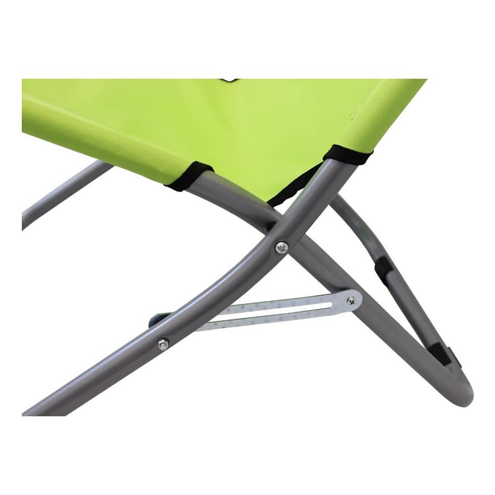 Spiaggina Mare Prendisole Pieghevole Colore Casuale Cm 76 X 50 X 33/74 H - Foto 3