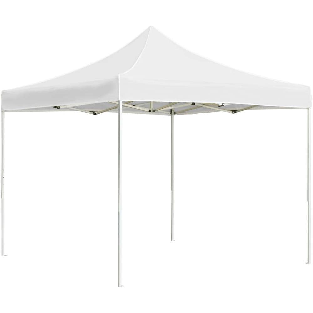Gazebo Professionale Pieghevole in Alluminio 3x3m Bianco - Foto 1