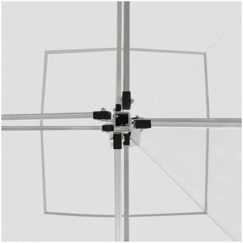 Gazebo Professionale Pieghevole in Alluminio 3x3m Bianco - Foto 2