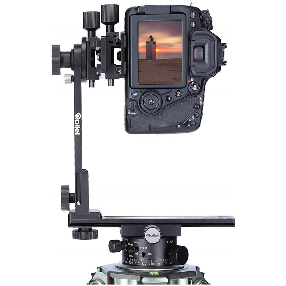 Panoramic Head 200 Mark Ii - Treppiedi Per Viste Panoramiche A Più Livelli, Portata Max 3 Kg E Arca Swiss Compatible - Nero - Foto 2