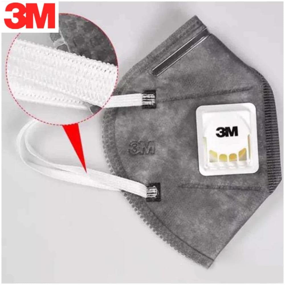 Maschera 20x 3m 9541v N95 Ffp2 Viso Anti Respiratore Batteri Polvere Fumo Virus Pm2.5 - Foto 2