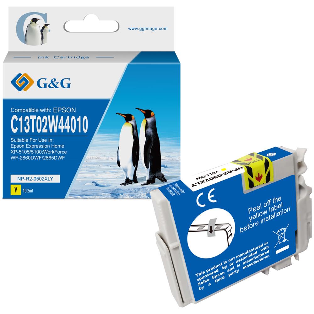 Cartuccia Ink Jet Comp. Epson C13t02w44010 Yellow - Foto 2