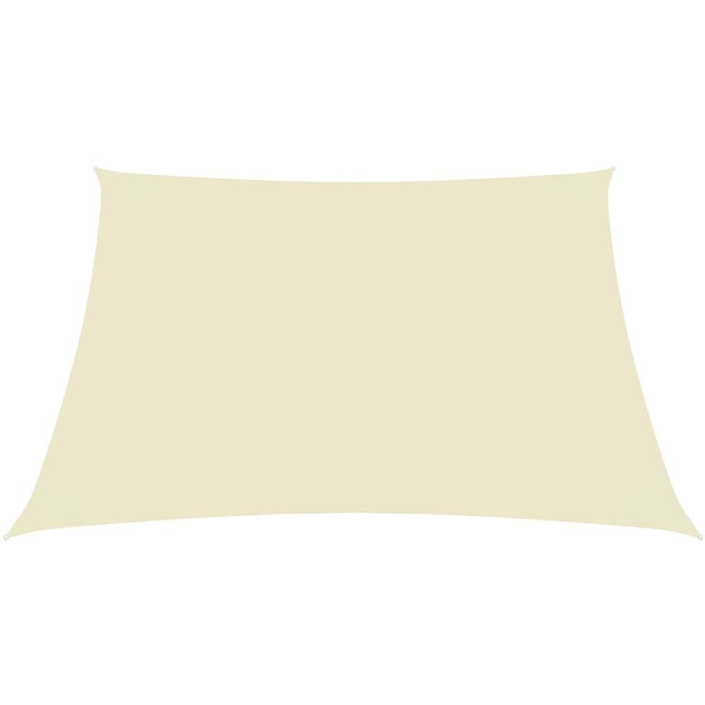 Parasole a Vela Oxford Rettangolare 2x2,5 m Crema - Foto 2