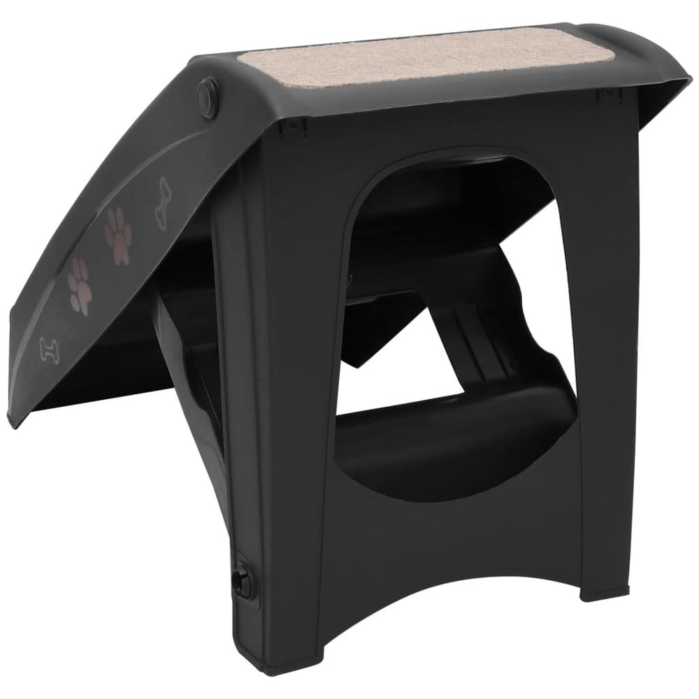 Scala Pieghevole per Cani Nera 62x40x49,5 cm - Foto 8