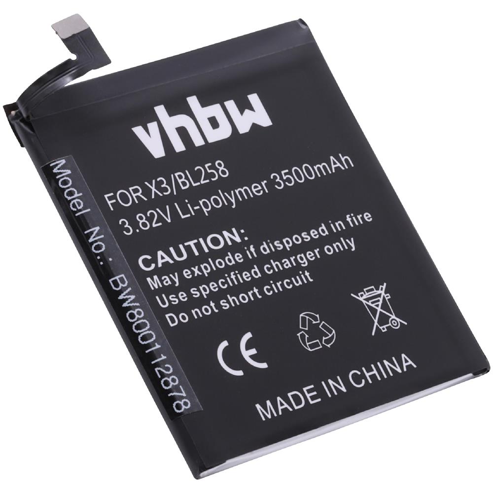 Batteria Sostituisce Lenovo Bl258 Per Smartphone Cellulare (3500mah, 3,82v, Li-poly)  - Foto 1