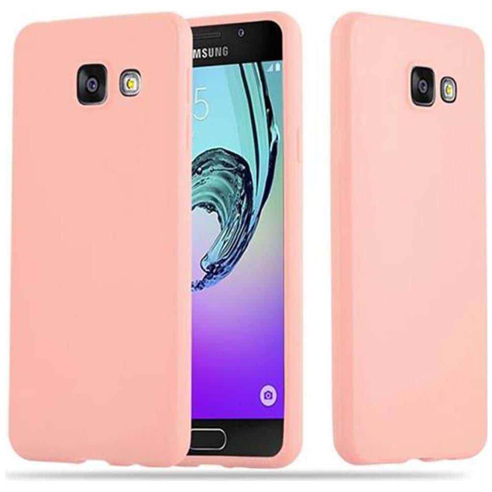 Custodia Compatibile Con Samsung Galaxy A5 2016 In Candy Rosa - Coperchio Protettivo In Silicone Tpu Flessibile - Foto 1