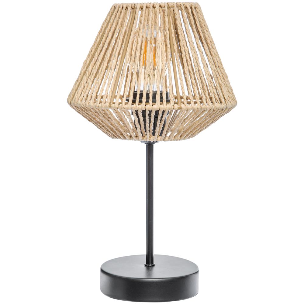 Lampada Da Tavolo 34 Cm Jily Naturale Beige - Foto 8