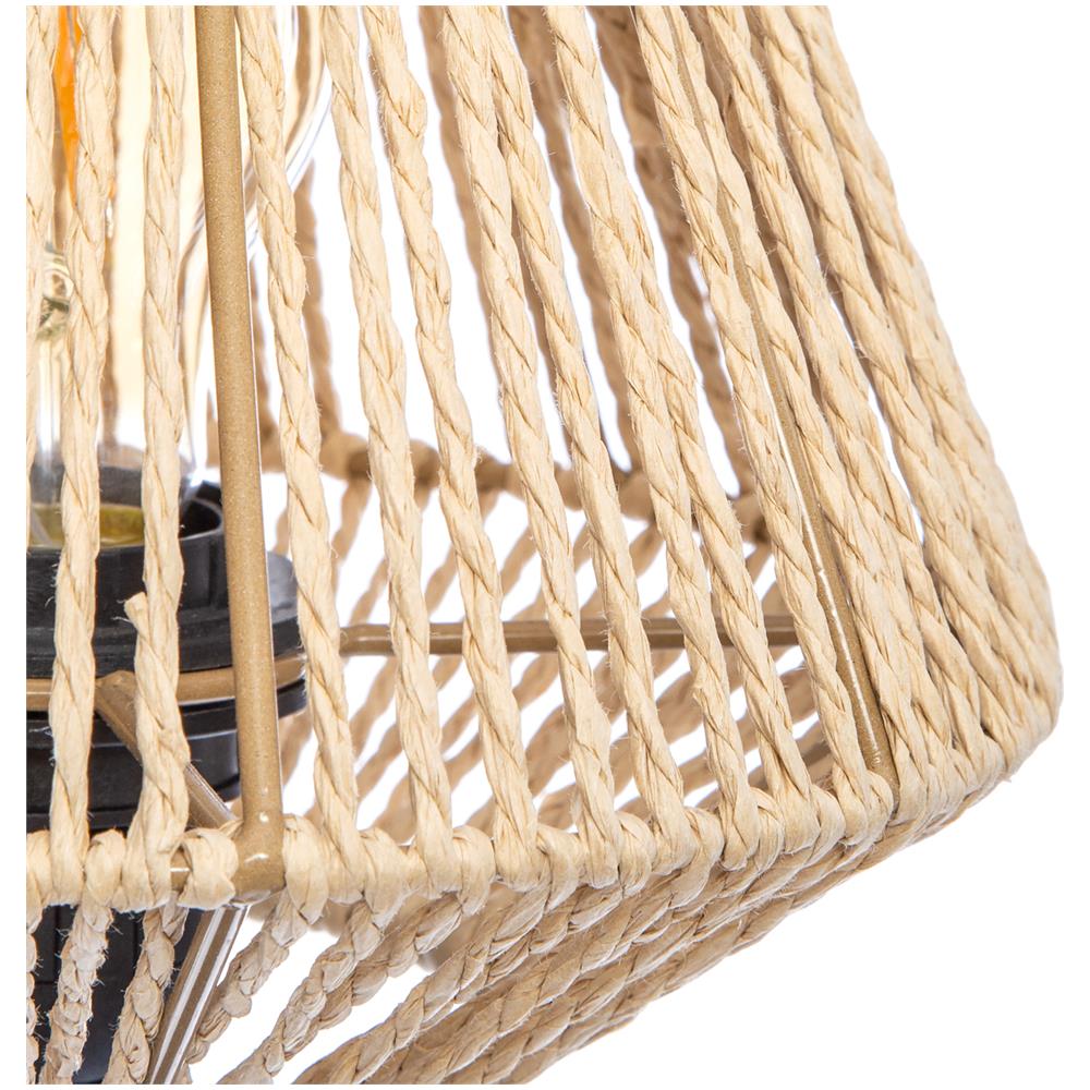 Lampada Da Tavolo 34 Cm Jily Naturale Beige - Foto 1