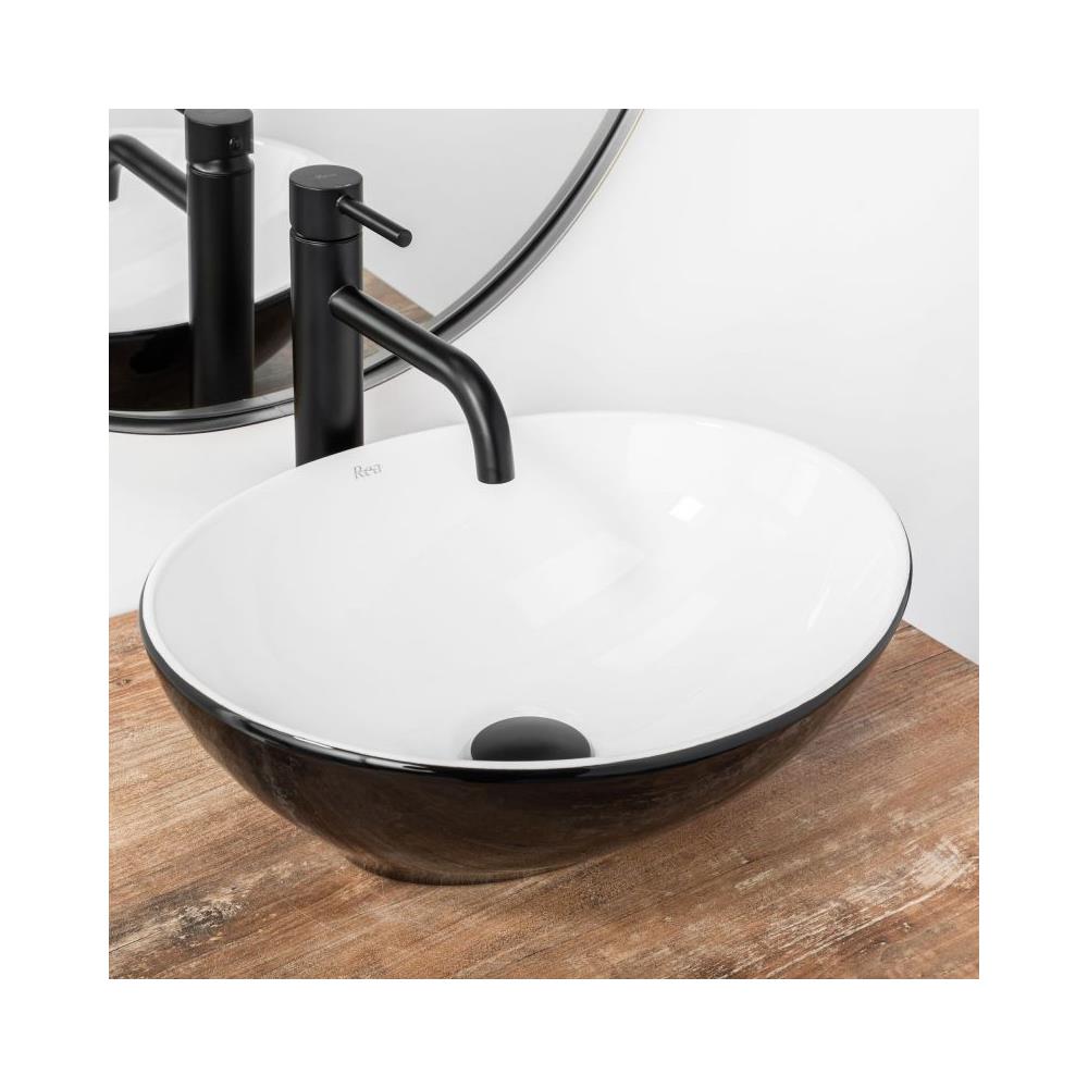 Lavabo Da Appoggio Sofia White Black - Foto 2