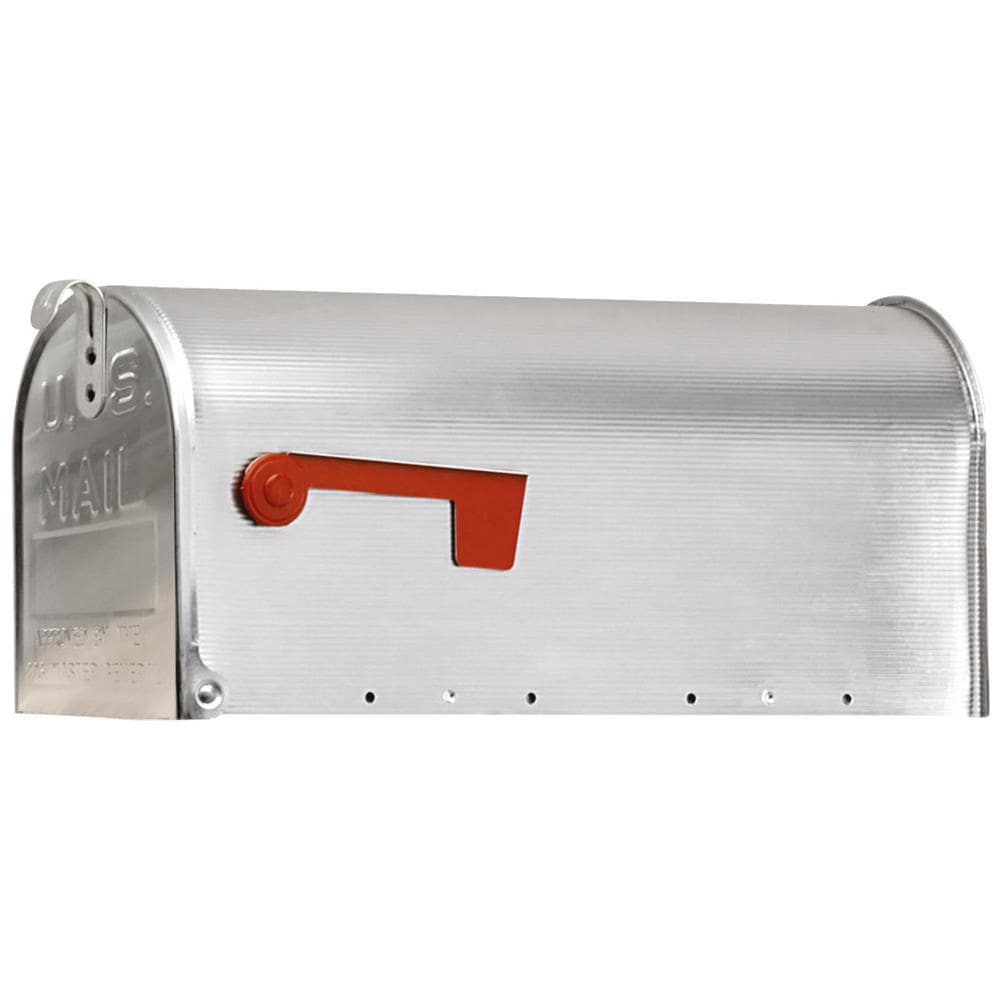 Americano E2101 Cassetta Postale Americana In Alluminio, Di Grandi Dimensioni, Riviste E Buste C4, Per Posta, Pane O Giornale, Inox - Foto 1