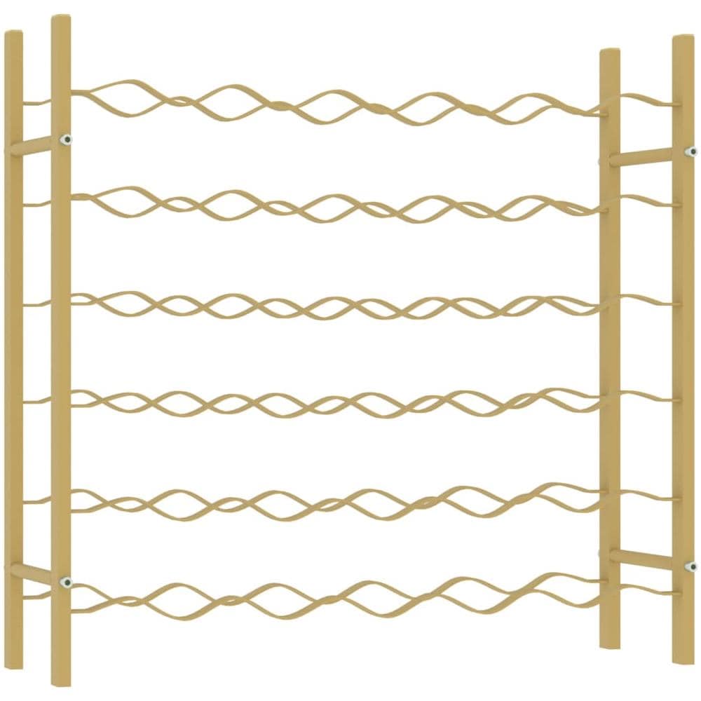 Portabottiglie Per 36 Bottiglie Metallo Oro - Foto 2