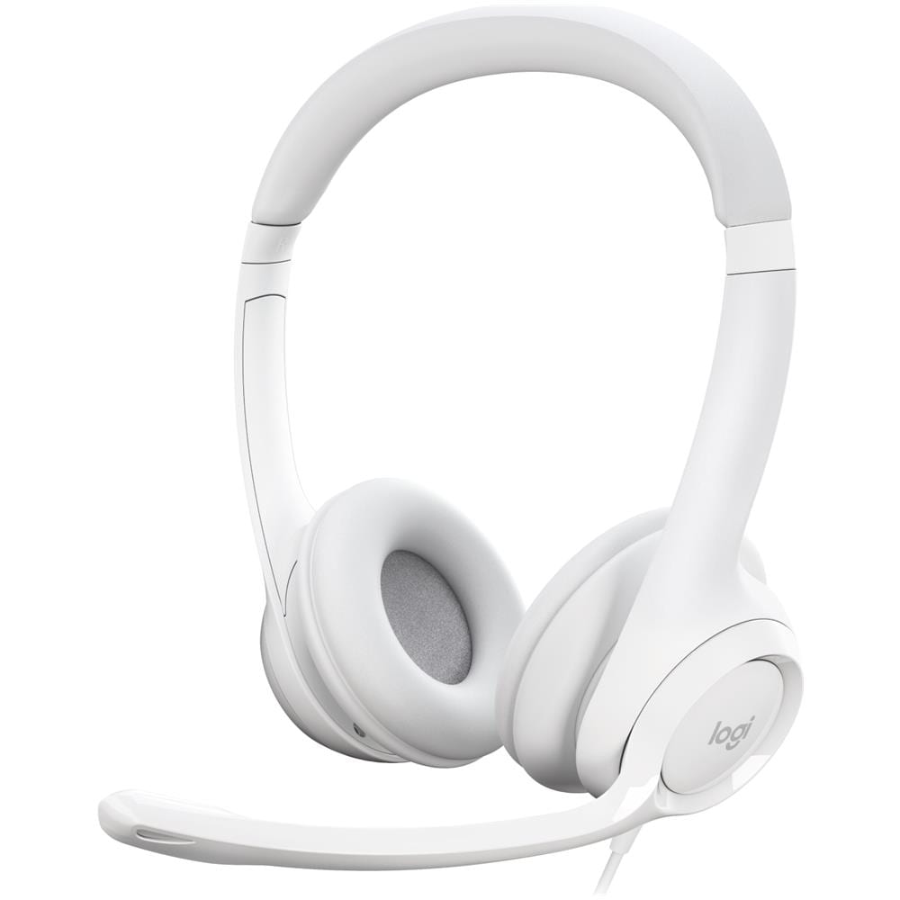 Jabra Evolve 20 Stereo Headset - Cuffie certificate Microsoft con cancellazione passiva del rumore, gestione semplice delle chiamate, indicatori LED, Plug & Play, USB-C con controller - Nero