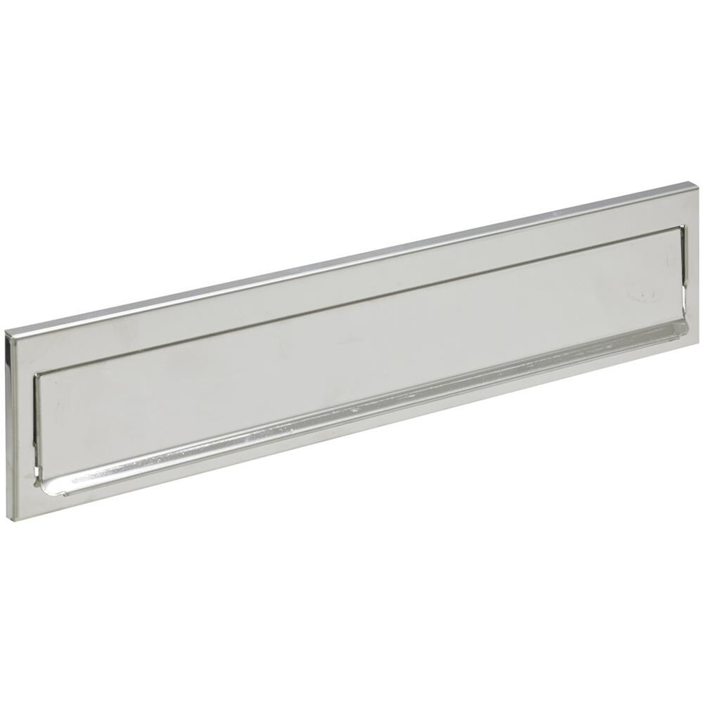 C611 Maxi Copri Fessura Inox Per Porte O Cancelli Esterno, Portalettere Esterno, Apertura 32,5 X 3 Cm, Anticorrosivo, Misura 34,6 X 7,5 Cm - Foto 1