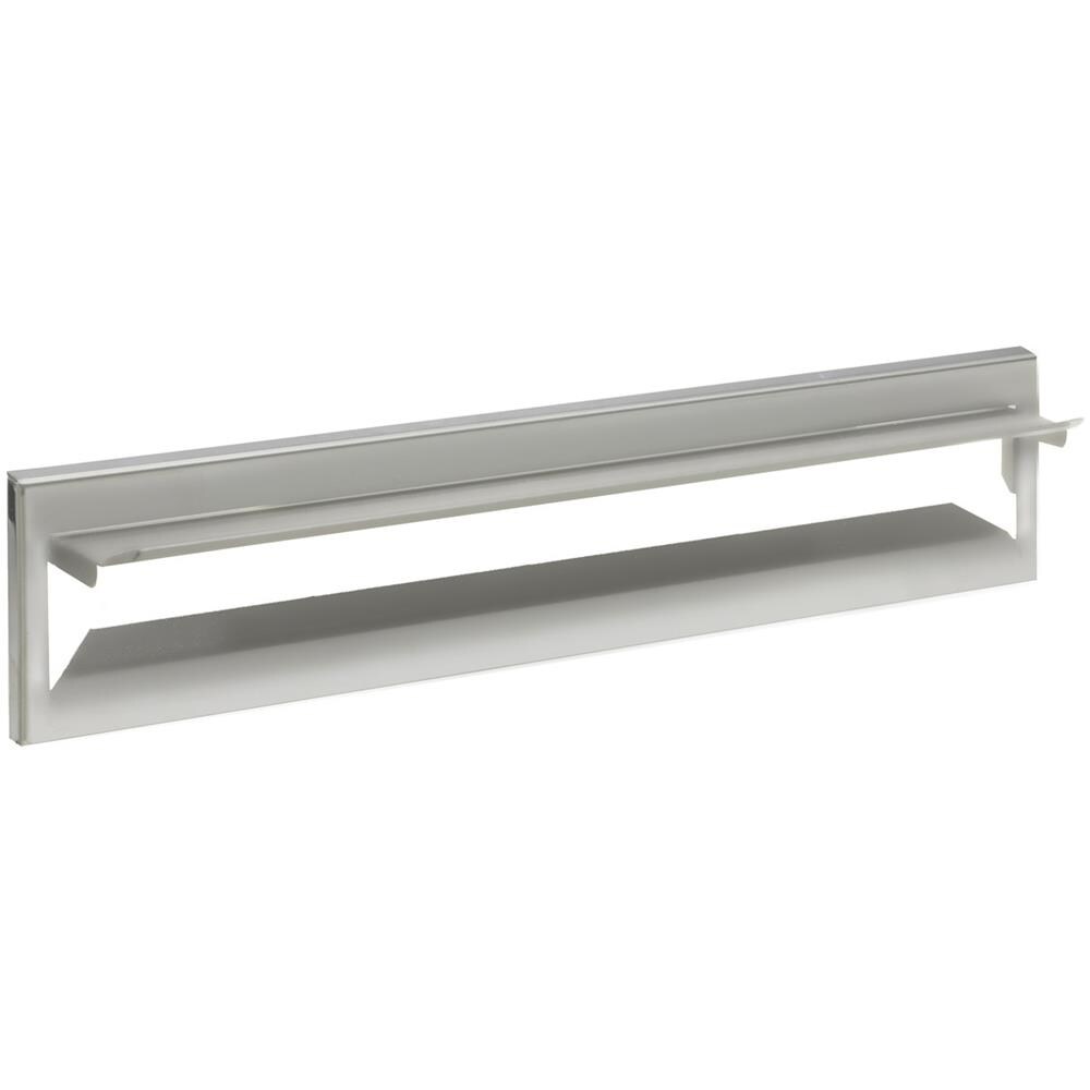 C611 Maxi Copri Fessura Inox Per Porte O Cancelli Esterno, Portalettere Esterno, Apertura 32,5 X 3 Cm, Anticorrosivo, Misura 34,6 X 7,5 Cm - Foto 2