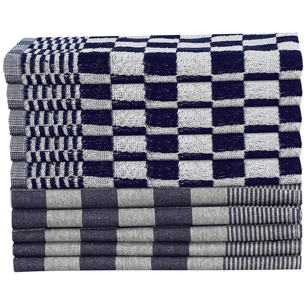 Set Strofinacci 50 Pz In Cotone Blu E Bianco - Foto 3