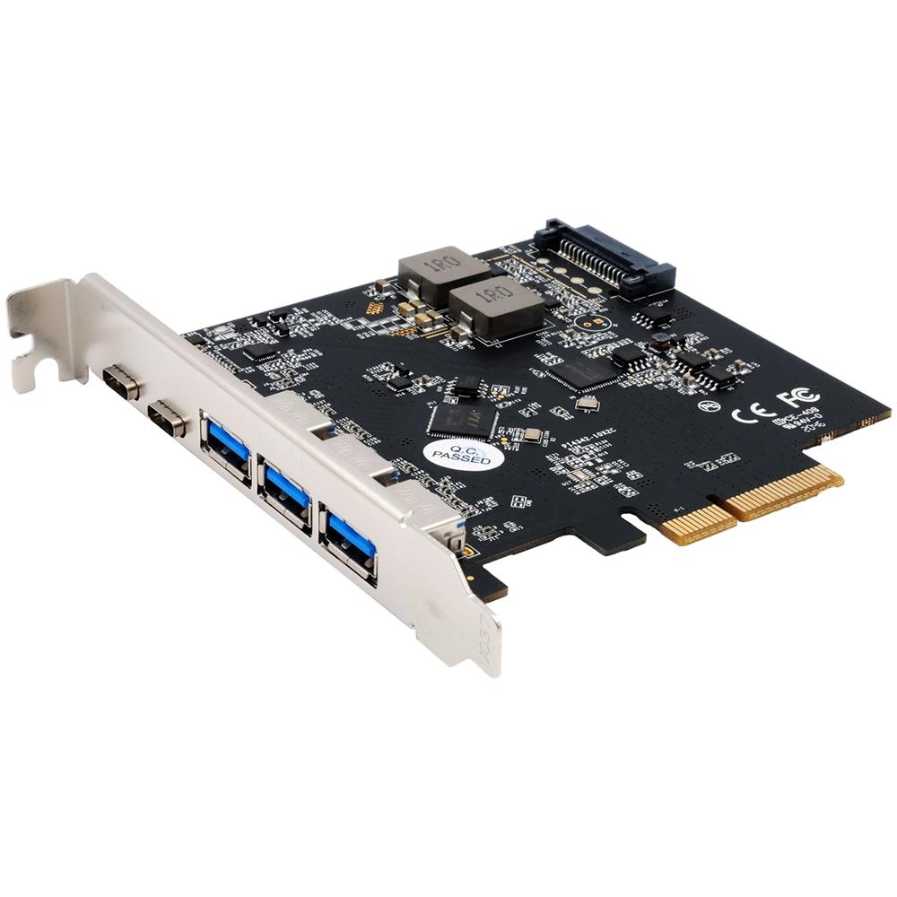 Scheda di Interfaccia PCI-E x4 3x USB-A / 2x USB-C USB 3.1 - Foto 4