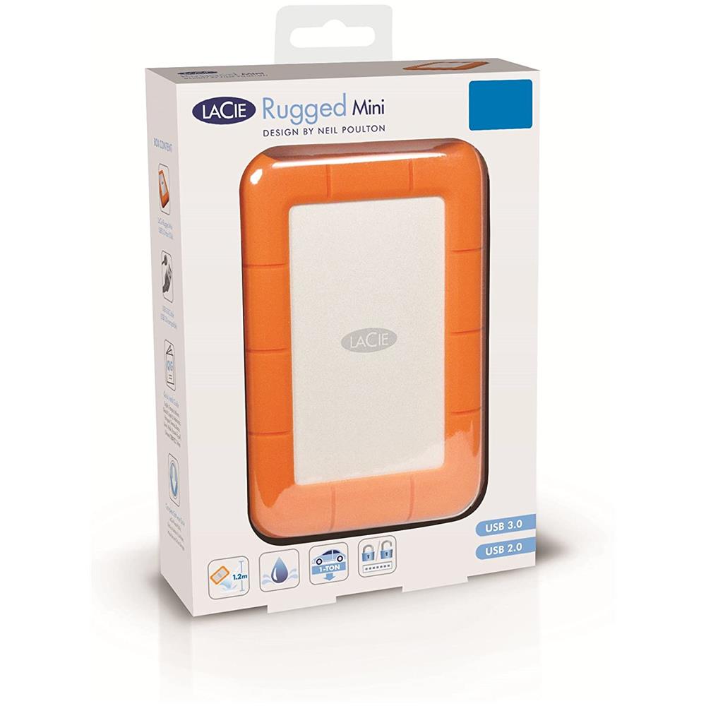 Hard Disk Esterno Rugged Mini 2 TB Interfaccia USB 3.0 5400 Rpm - Foto 7