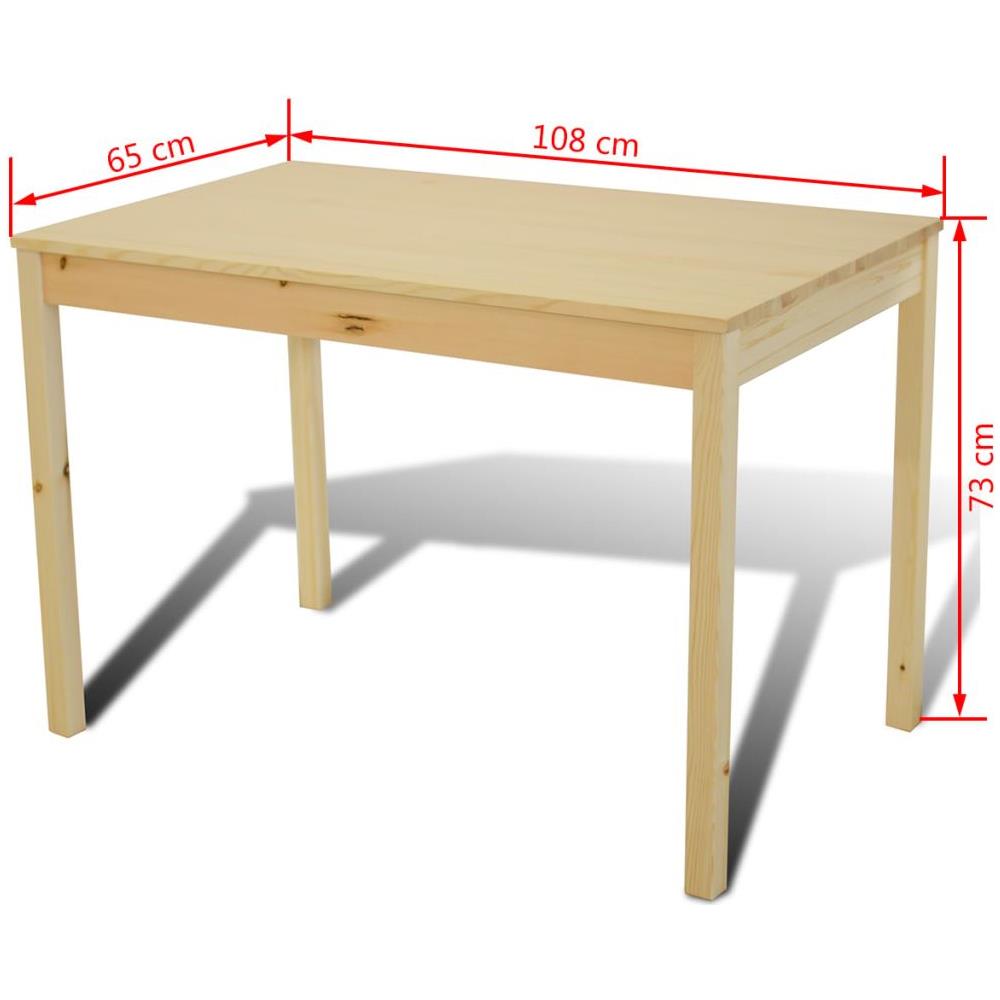 Tavolo Con 4 Sedie In Legno Naturale - Foto 6