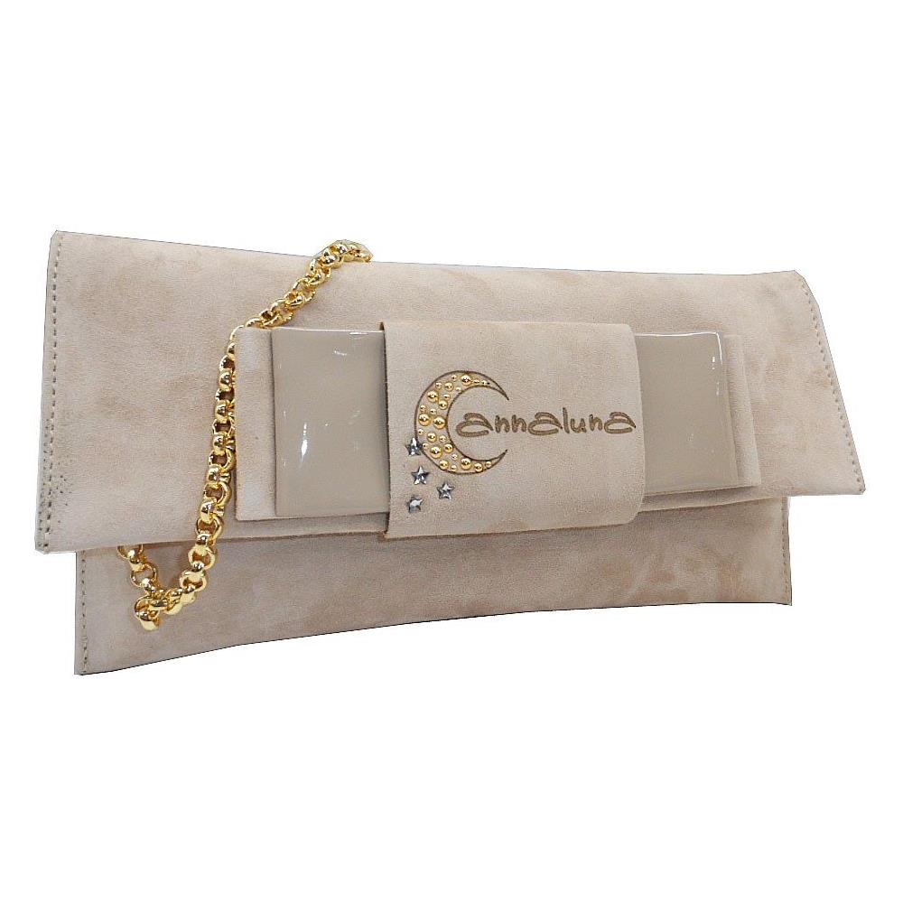 Borsetta Da Sera Cerimonia In Pelle 194 Beige - Foto 1