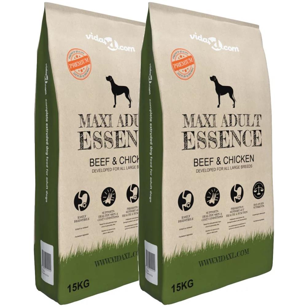 Cibo Premium Cani Maxi Adult Essence Beef & Chicken 2 Pz 30kg - Foto 1