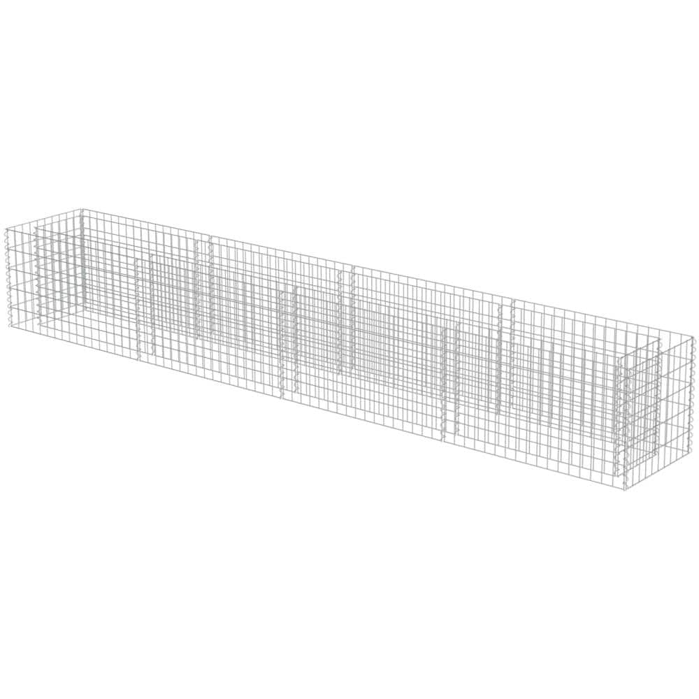 Gabbione Fioriera In Acciaio Zincato 360x50x50 Cm - Foto 2