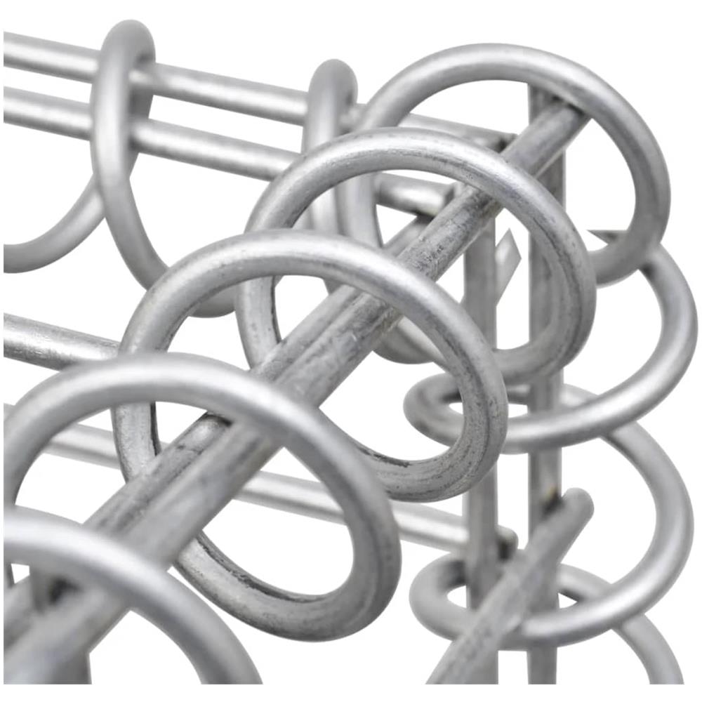 Gabbione Fioriera In Acciaio Zincato 360x50x50 Cm - Foto 7