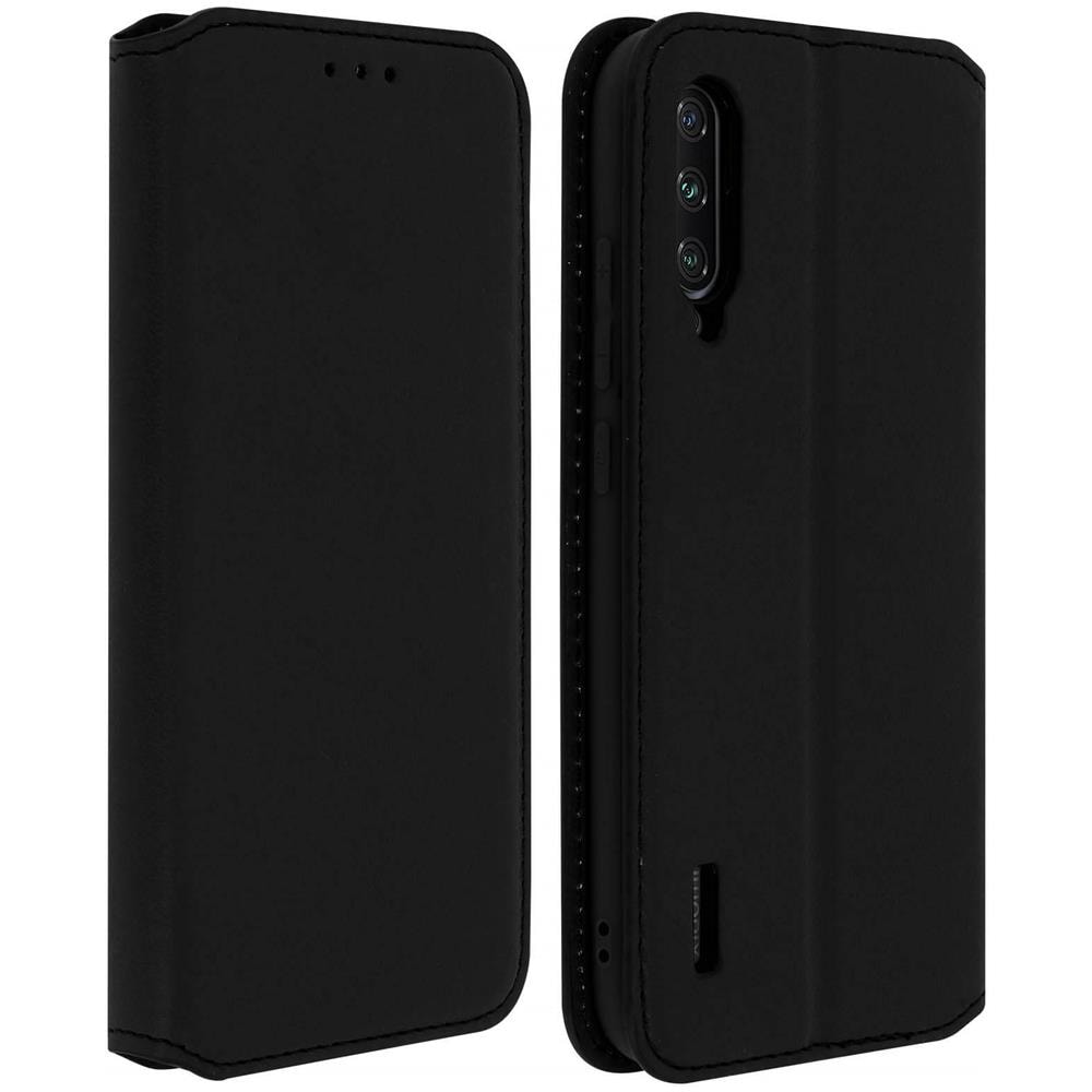 Custodia Xiaomi Mi A3 Portacarte Funzione Supporto Similpelle Liscia Nero - Foto 1