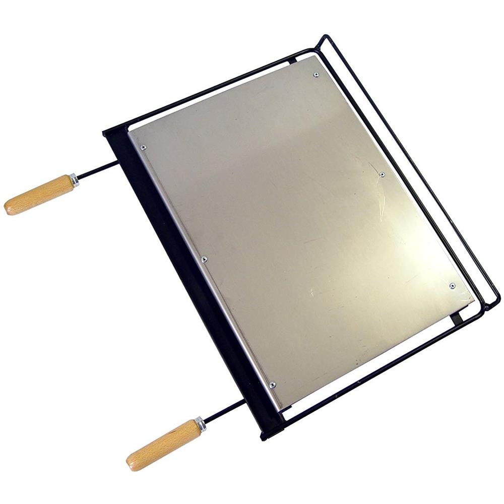 Imex La Volpe 71666 Piastra Per Barbecue Inox, 68 X 40 Cm, Colore: Nero - Foto 1
