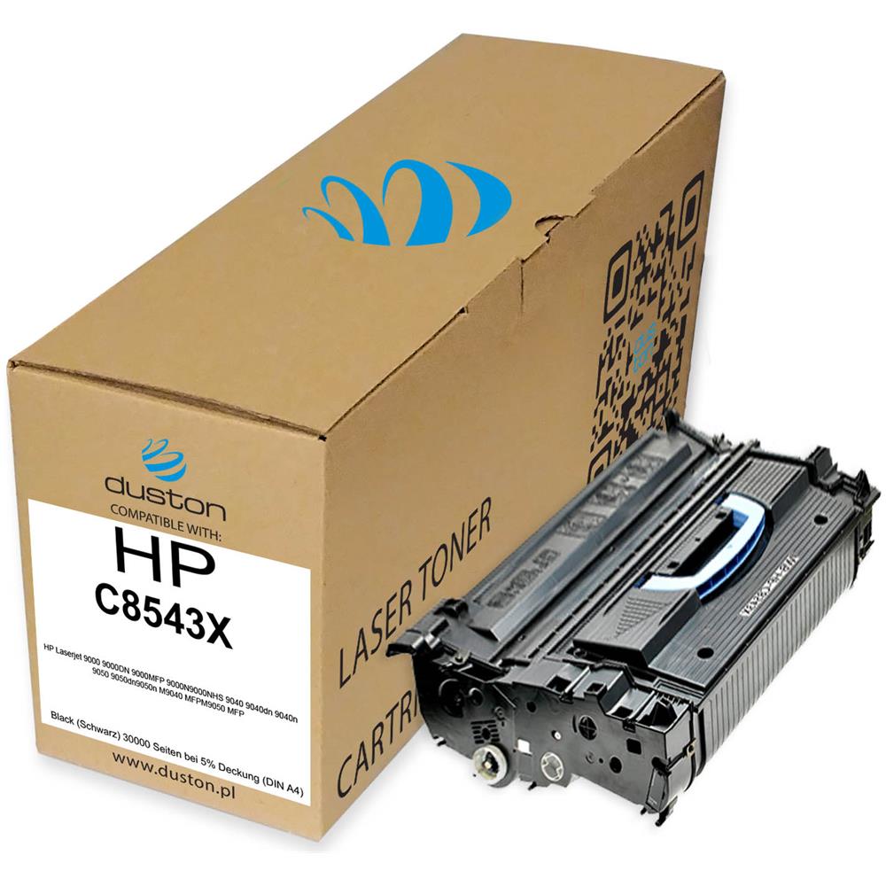 TONER - 5x C8543x, 43x Negro Compatible Con Hp Laserjet 9000 9000dn 9000mfp 9000n9000nhs 9040 9040dn 9040n 9050 9050dn9050n M9040 Mfpm9050 - Foto 2