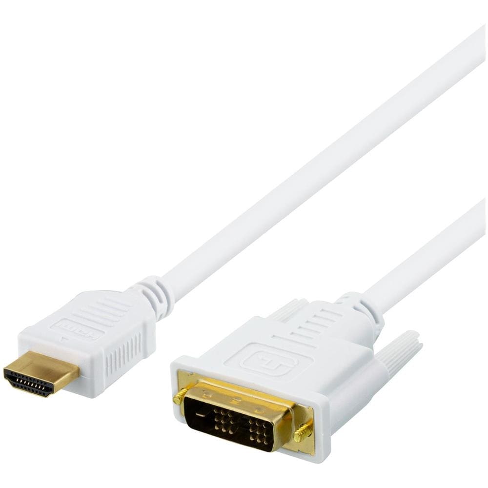 Cavo Hdmi-dvi, 7 M, Full Hd, Bianco - Foto 1