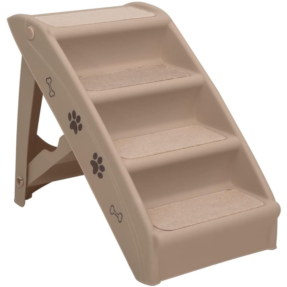 Scala Pieghevole per Cani Marrone 62x40x49,5 cm - Foto 1