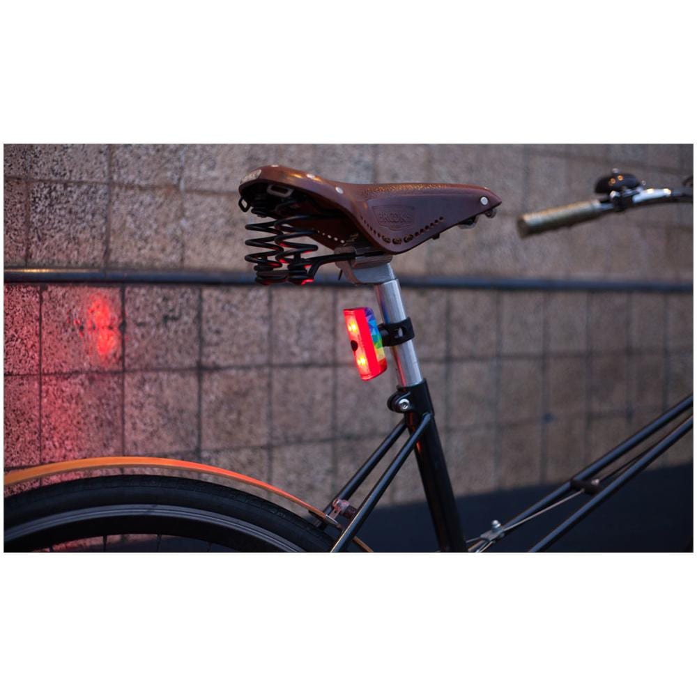 Luce Posteriore a LED Rosso per Bici Colore Verde Rosso - Foto 2